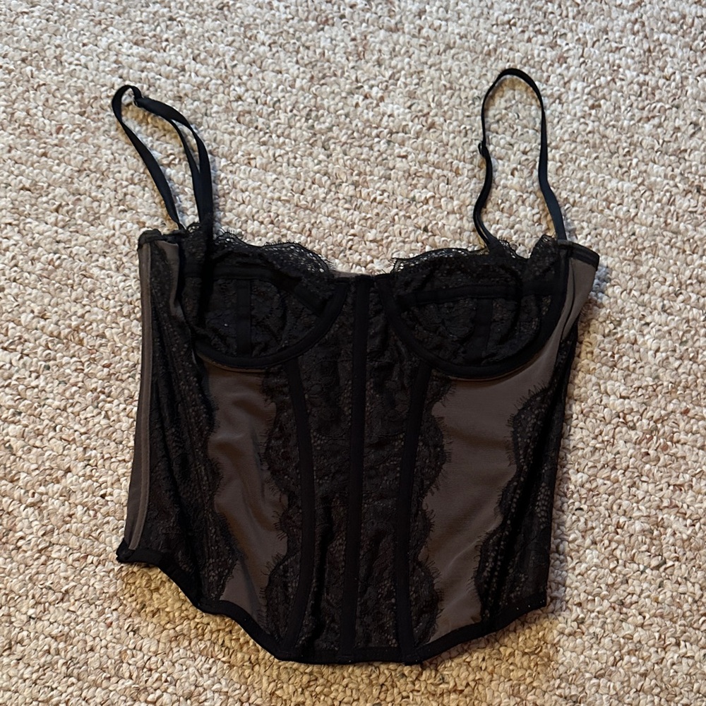 Black Urban Outfitters Corset